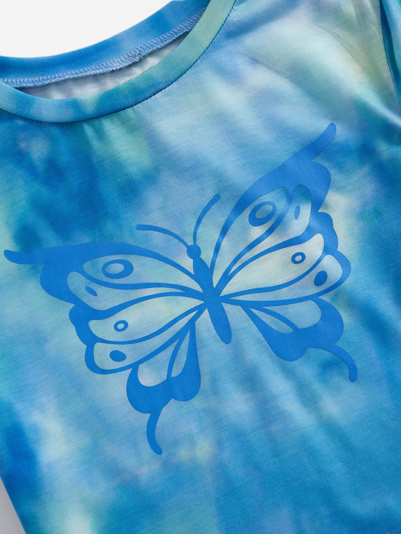 Tie Dye Short Sleeve T Shirt Casual Trendy Sexy Womens Fashion for Everyday Wear Wholesale Available
