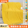 Knitted Thread Blanket New Scandinavian Autumn and Winter Tassel Blanket Office Bed Thickeneded Blanket High-End Sofa Blanket
