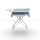 Bend-free Pet Bath Tub Folding Tub Cat Puppy Bath Tub Bath Tub Height Rack Bracket Bath Tub