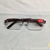 2024 New in stock Metal Half Frame Men's and Women's Flat Glasses Glasses Frame Flat Glasses Factory Direct Supply