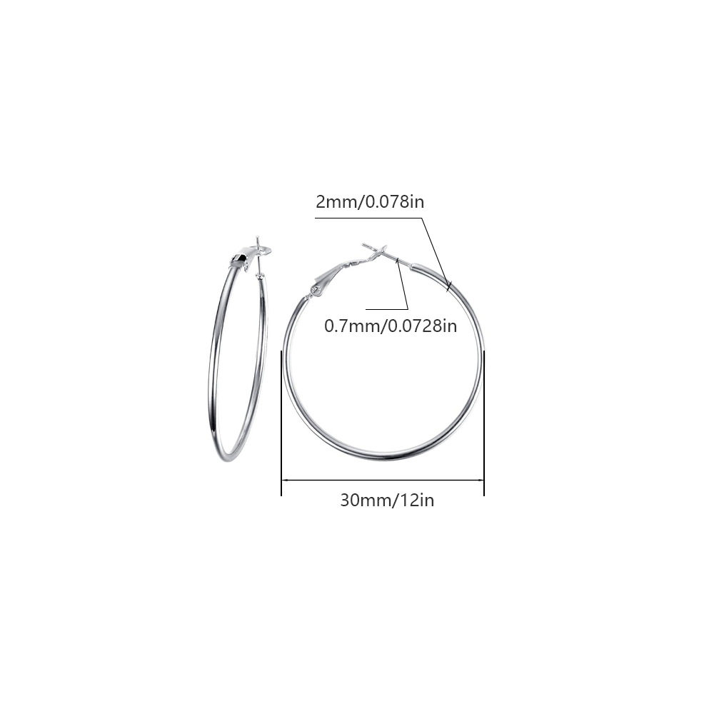 2x30mm316 細かく磨かれたスチールカラー