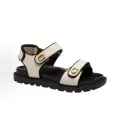 White sandals