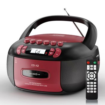 Cross-Border Multifunctional Portable Stereo Bluetooth Cd Player with Cassette USB with Am/Fms Radio