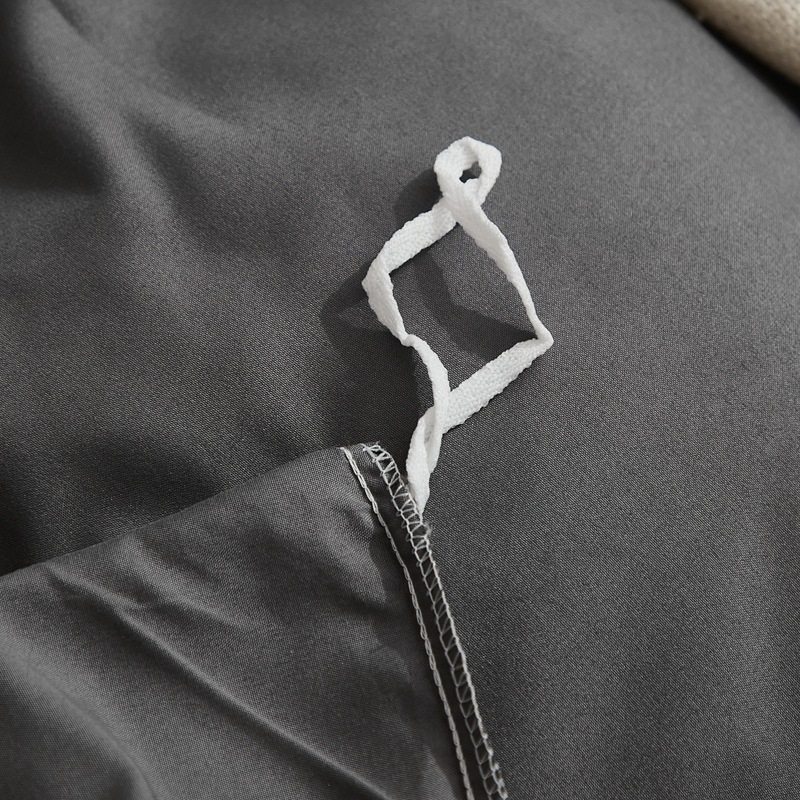 Factory Direct Hair 90g Skin-Friendly Cotton Pure Color Four-Piece Set Cross-Border Amazon Export Processing Bed Sheet Quilt Cover Three-Piece Set