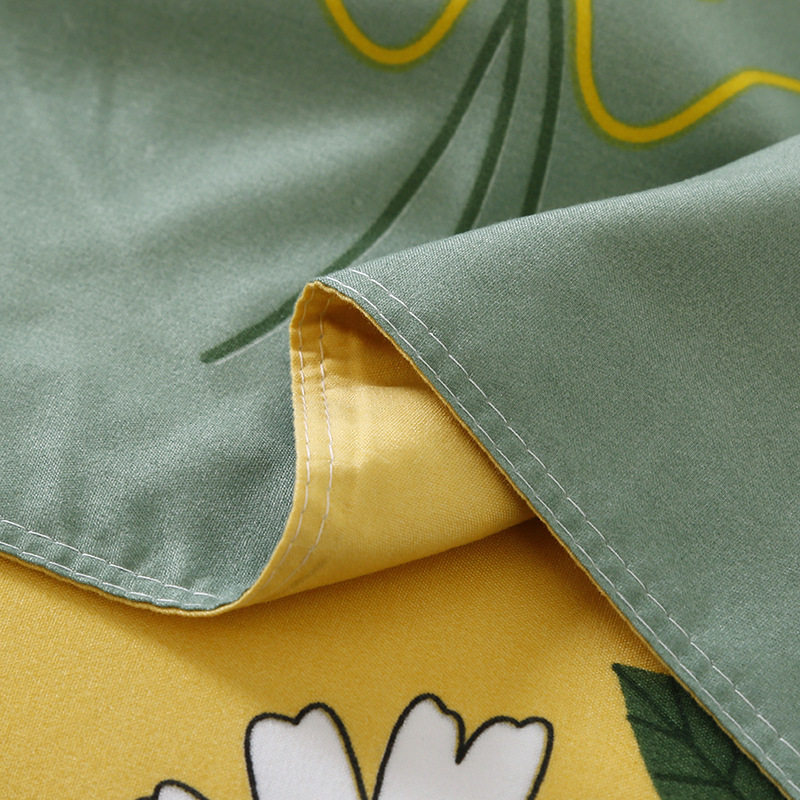 Aloe Cotton Simple Four-piece Set Student Dormitory Spring Four Seasons Three-piece Set Comfortable Skin-friendly Printed Series Bedding