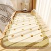 Colorful Spotted Bedroom Bedside Blanket, Soft and Cool Balcony Bay Window Mat, Simple Long Bedside Table Mat, Drop Shipping