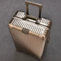 Champagne gold titanium brown [aluminum-magnesium alloy box]