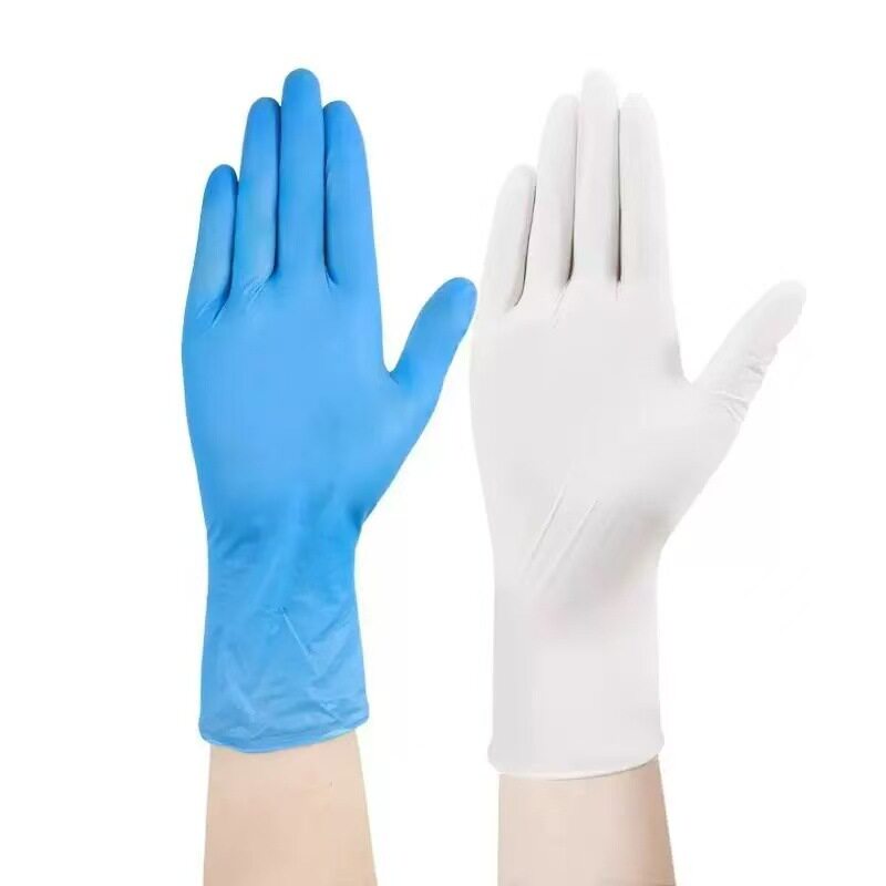 Yingke Wholesale Disposable Gloves Food Grade Special Thickened Black Nitrile Latex Rubber Nitrile Household Kitchen