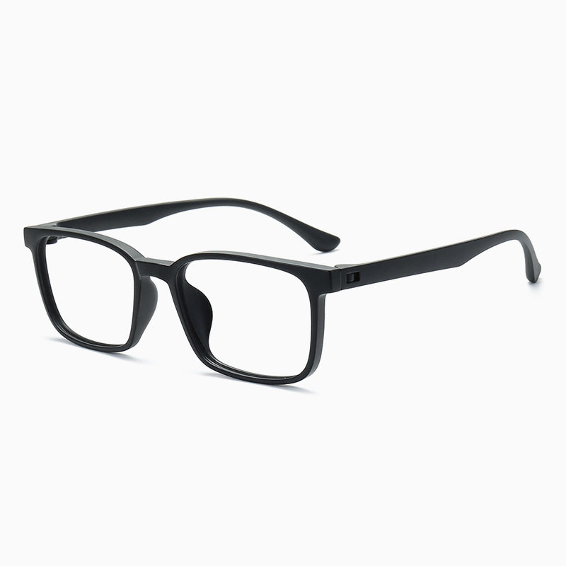New Men's square glasses frame ultralight TR90 screwless glasses frame fashion myopia optical frame wholesale
