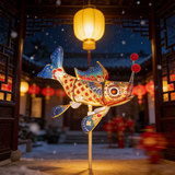 Новая китайская рыбка Aoyu fish lamp ручная светящаяся рыбка детская игрушка ручной рыбный фонарь нематериальное культурное наследие ремесла ручной работы