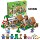 Совместимость с Lego Minecraft Village 21128 полная версия сборки строительных блоков развивающие игрушки трансграничный Майнкрафт mini 6
