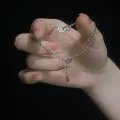 7169-1# Ring Love Titanium Bracelet