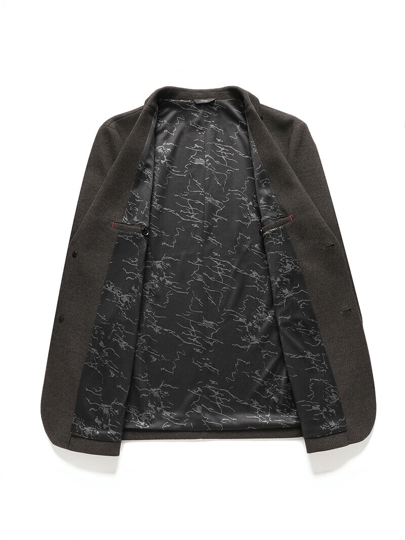 Áo vest nam casual pha len dáng ôm, áo khoác blazer công sở nhẹ nhàng — Xanh cà phê, Đen xám
