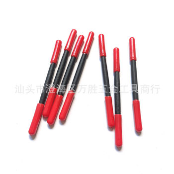 Double-Ended Ear Prying Tool with Leather Strap and Steel Strap, 1.5 Ear Prying Fork, 0.8 Needle with Protective Cover, Watch Repair Tool for Disassembly and Assembly