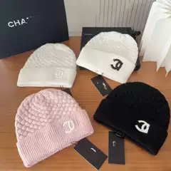 High-Quality Tweed Knit Hat with Correct Lettering, Popular among Influencers, Warm Wool Beanie for Cold Weather
