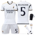24 Real Madrid Home #5 + Socks + Shin Guards