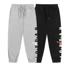 2025 Autumn Trendy Brand Flying Man Print Letter Unisex Cotton Terry Long Pants Casual Versatile Fashionable