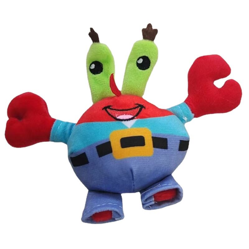 海绵宝宝系列卡通玩偶毛绒玩具手工公仔抓机娃娃可爱批发布偶萌宠