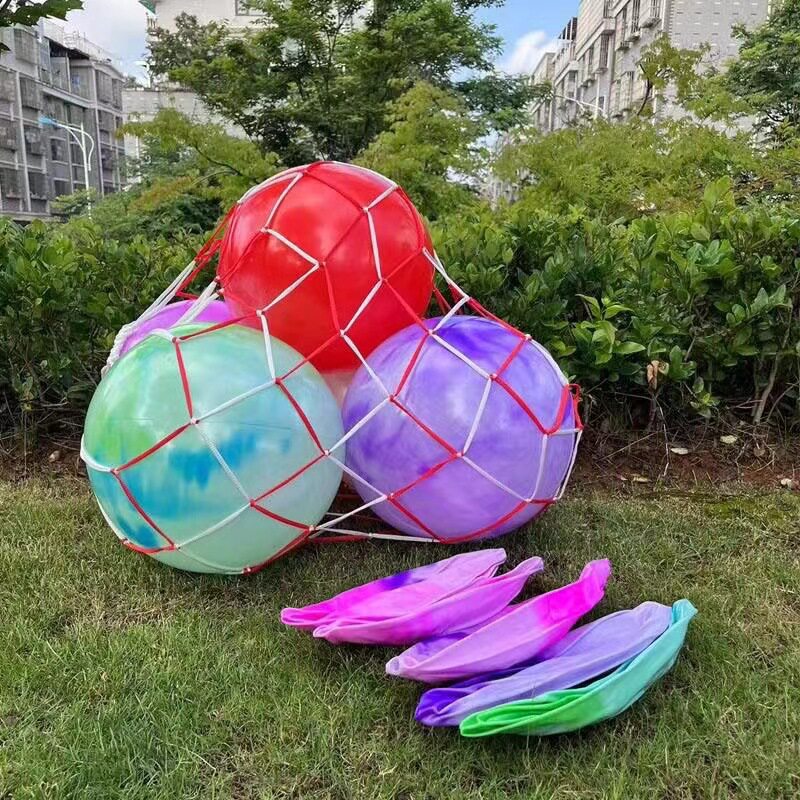 户外炫彩15寸云彩球批发儿童拍拍球充气弹力球幼儿园活动摆摊热卖
