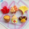 Cartoon Autumn Harvest Bumper Crop Food Toy Hazelnut Chestnut DIY Resin Accessories Cream Glue Mobile Phone Case Hair Accessories Material