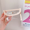 Mini Card Bag Waterproof ID Bag Transparent Bag Japanese Cute Small Bag Headset Data Cable Storage Bag Set Logo