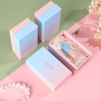 Small Lipstick Gift Box Rectangular Gift Packaging Gift Box Perfume Birthday Keychain Gift Box Paper Box