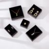 Factory in stock white black jewelry box light luxury ring earrings necklace bracelet earrings earrings jewelry box