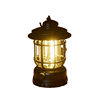 Outdoor Camping Lamp Ambiance Light Ultra-Long Battery Life Camping Tent Retro Lighting Lantern Rechargeable Hanging Portable Lamp
