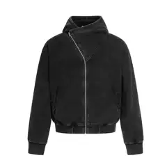 Magic Bear Autumn New American Style Light Retro Washed Hoodie Jacket with Zipper Design for Men and Women