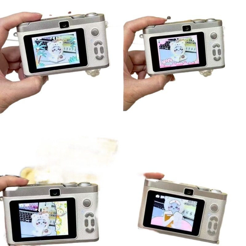9600W Pixel Retro Double Photography Cute Digital Camera Campus Student Photographable Photographable Mobile Phone