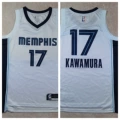 Heat pressed grizzly 17 white
