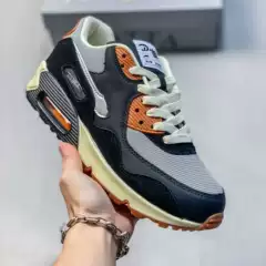 Putian Shoes Pure Original Max 90 Classic Retro Jogging Shoes Men's and Women's Air Cushion Cushioning Non-Slip Wear-Resistant Casual Sports Shoes