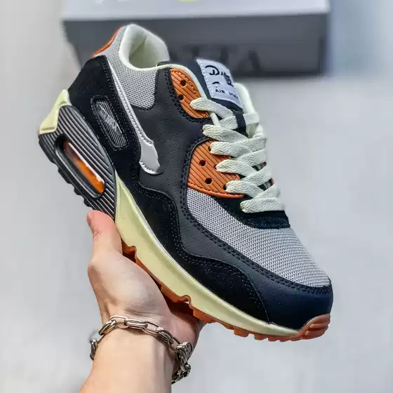 Putian Shoes Pure Original Max 90 Classic Retro Jogging Shoes Men's and Women's Air Cushion Cushioning Non-Slip Wear-Resistant Casual Sports Shoes