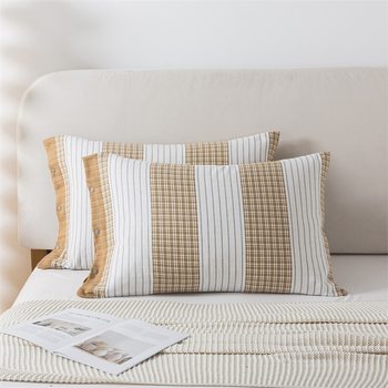 Pure Cotton Pillowcase, a Cotton Gauze 48*74 Single Adult Pillowcase, Absorbs Sweat, Is Stain-Resistant, Does Not Ball Up, and Does Not Fade