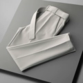 light gray ice silk thin belt