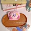 Cartoon Plush Cute Pink Star Card Coin Purse Pendant Headset Key Storage Bag Card Bag Ins Pendant