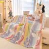 Class a Snowflake Velvet Blanket, New Cartoon Style, High Weight, Velvet and Thickeneded Blanket, One Blanket, Multi-Purpose Soft Skin-Friendly Blanket
