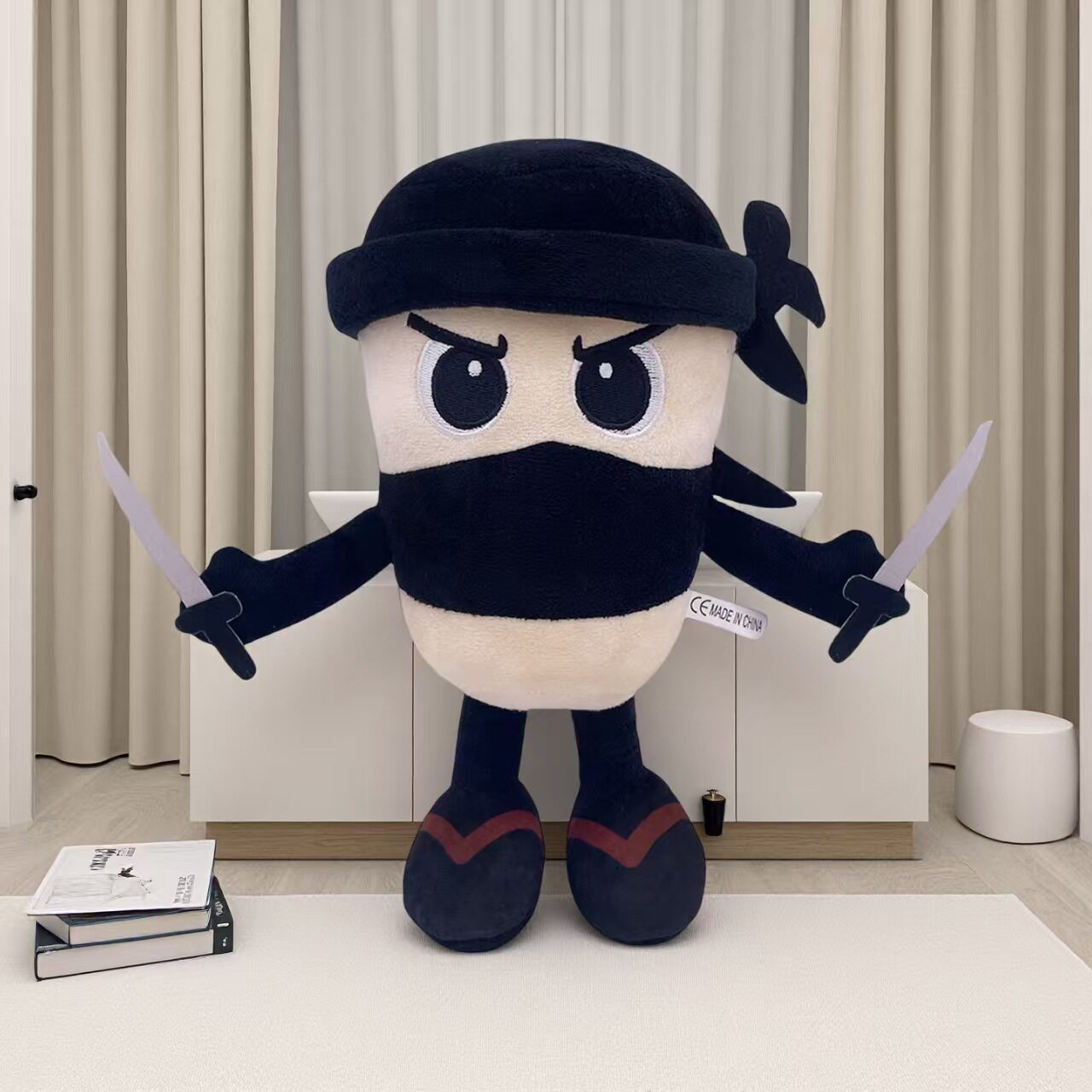 跨境新品tung tung tung sahur 鲨鱼山海经恶搞毛绒玩具娃娃公仔