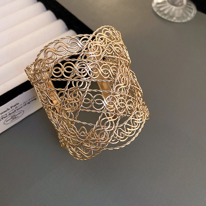 欧美跨境简约时尚手镯臂环小众冷淡风气质手环高级感百搭手饰批发