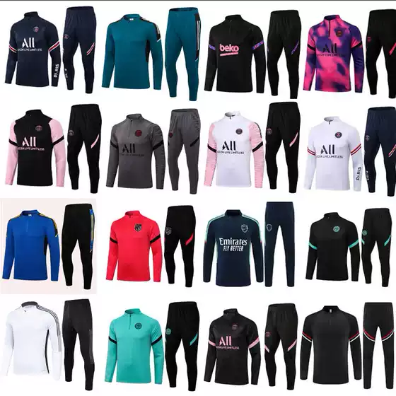 Barcelona, Atletico Madrid, Real Madrid, Arsenal, Inter Milan Football Jerseys, Long-Sleeved Training Suits, Children's Clothing