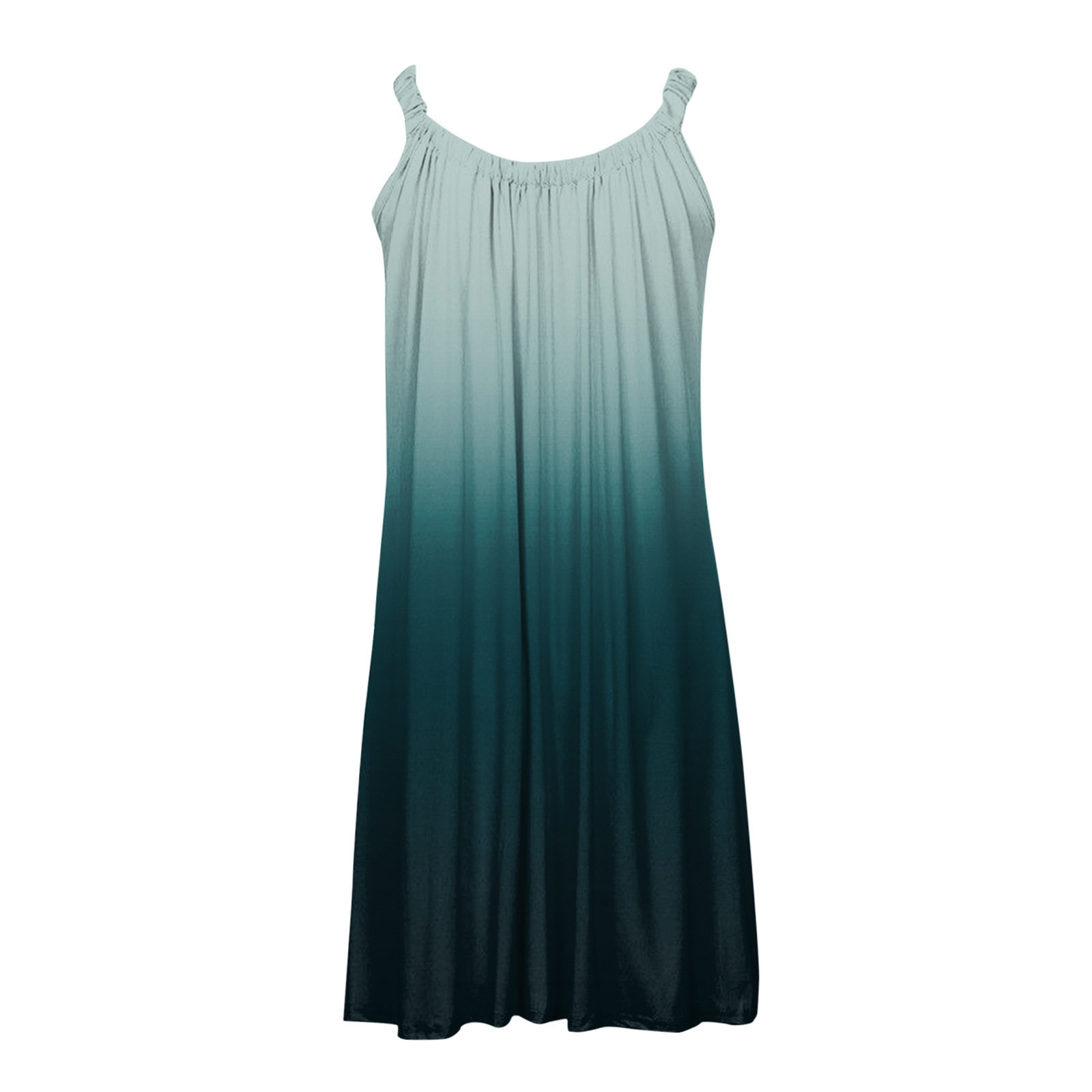 Casual Loose Fit Womens Gradient Color Dress Vintage Hawaiian Print Perfect for Beachwear Wholesale Available