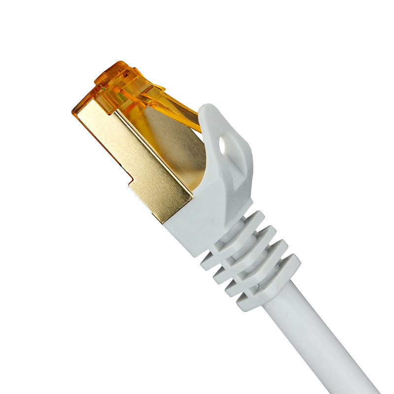 厂家批发万兆8类电脑网线 cat8万兆成品网络跳线八类屏蔽高速网线