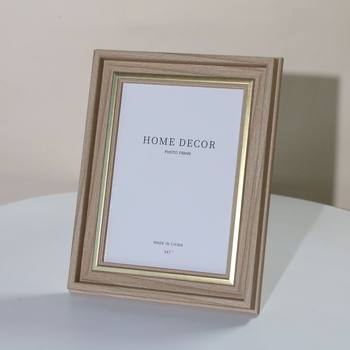 Retro Photo Frame, High-End Table Setting, Photo Printing, 67810inch A4 Picture Frame, Wall Hanging Photo Frame