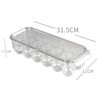 Pet10 Grid Refrigerator Egg Storage Box with Lid Kitchen Storage Box Egg Rack Egg Tray Food Preservation Box