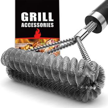 Barbecue Tools, Barbecue Brush, Grill, Grill, Oven, Special Stainless Steel Cleaning Brush Manufacturer, Exclusively for Amazon Hot Sales