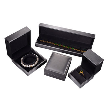 Brushed Leather PU Jewelry Box Pen Gift Box Jewelry Jewelry Box Ring Pendant Bracelet Bracelet Box Hairpin Packaging Box
