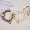 New candy color bracelet pendant acrylic beaded mobile phone chain fresh sweet anti-lost mobile phone case lanyard ornaments