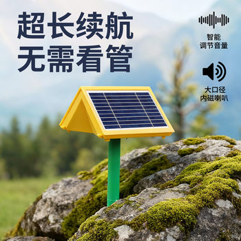 Outdoor Rain-Proof, Lightning-Proof and Anti-Freeze Solar Automatic Charging Player Speaker Card High-End Music Player