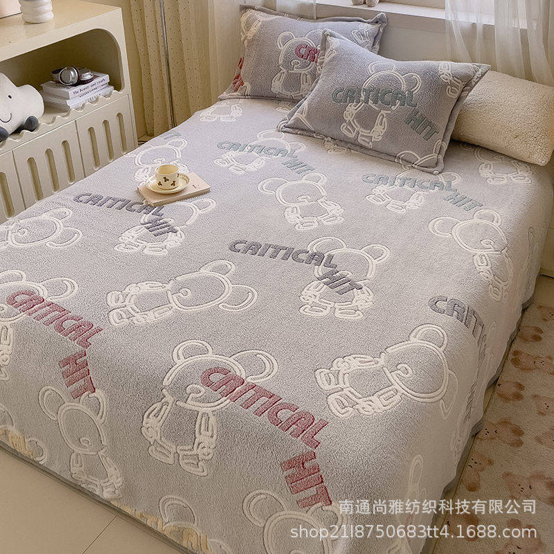 Blanket Coral Fleece Cover Blanket Flannel Blanket Cartoon Sofa Blanket Single Bed Sheet Single Air Conditioning Nap Blanket Quilt
