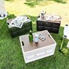 Outdoor Camping Storage Box, Car Trunk Organizer, Car Folding Thickened Storage Box, Plastic Storage Box